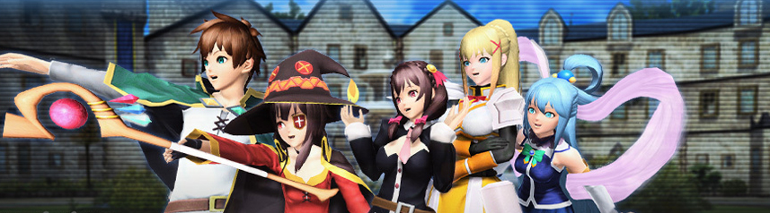 phantasy star online 2 konosuba crossover banner