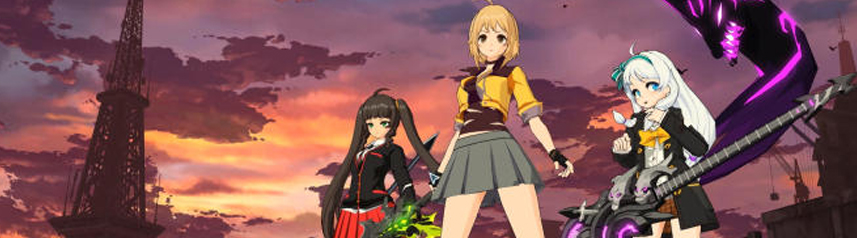 soulworker sunset female characters banner