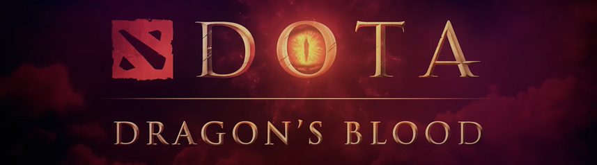 dota dragons blood series logo banner