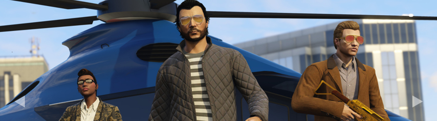 grand theft auto online helicopter banner