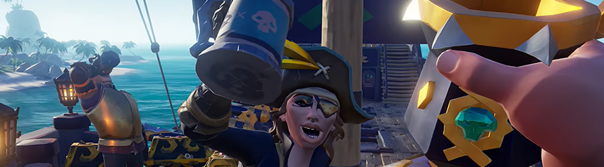 sea of thieves pirate cheers banner