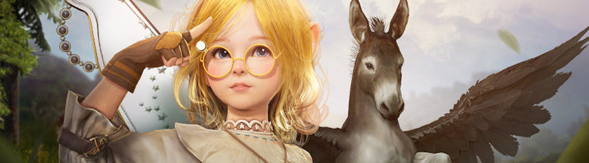 black desert online april mules day banner