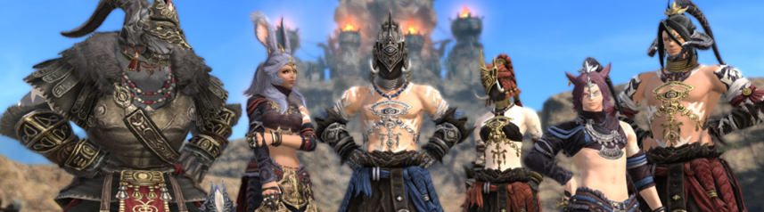 final fantasy xiv death unto dawn group banner