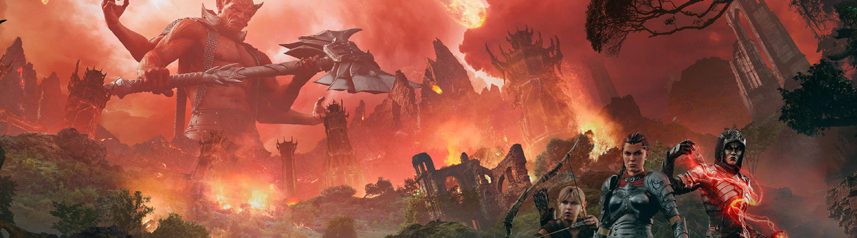 elder scrolls online mehrunes dagon heroes banner