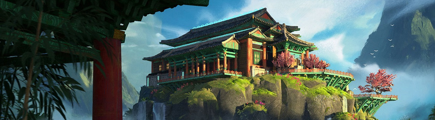 guild wars 2 mountain pagoda banner