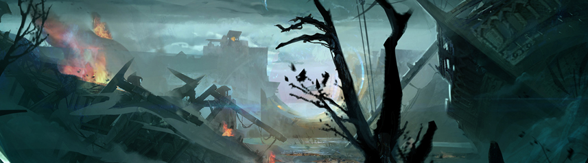 guild wars 2 the head of the snake art banner