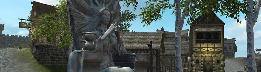 pathfinder online pharasma statue banner