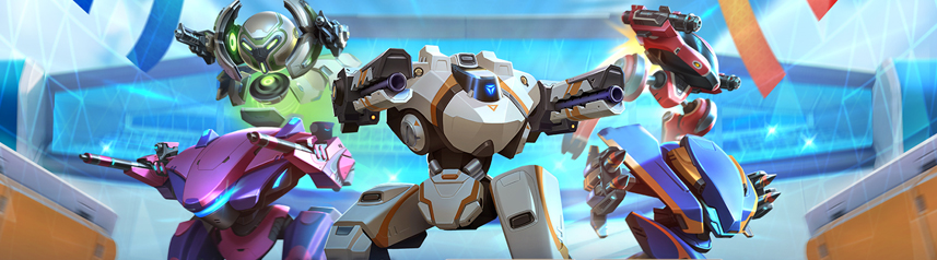 mech arena robot showdown key art banner