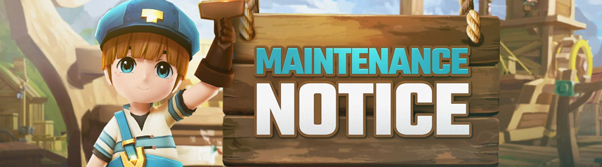 moonlight sculptor maintenance notice banner