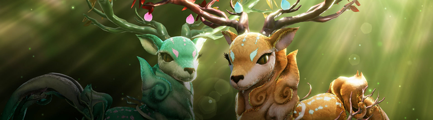 blade and soul colored deer banner
