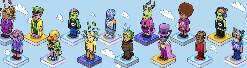 habbo hotel sulake nft avatars colored banner