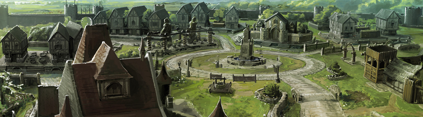 pathfinder online village square banner