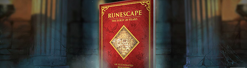 runescape the first 20 years book banner