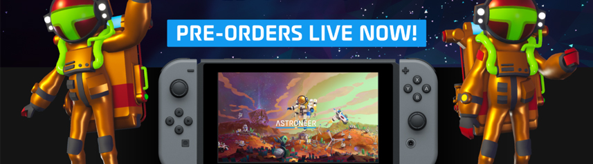 astroneer nintendo switch pre-order banner