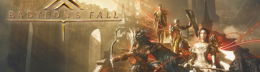 babylon's fall multiplayer rpg key art banner