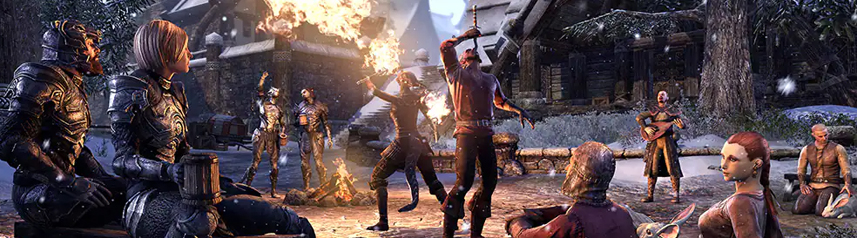 elder scrolls online new life festival firebreathing banner