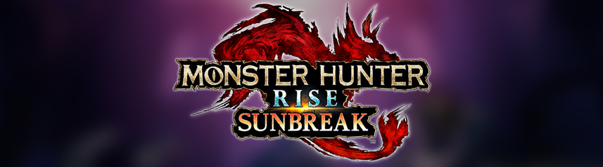 monster hunter rise sunbreak expansion logo banner