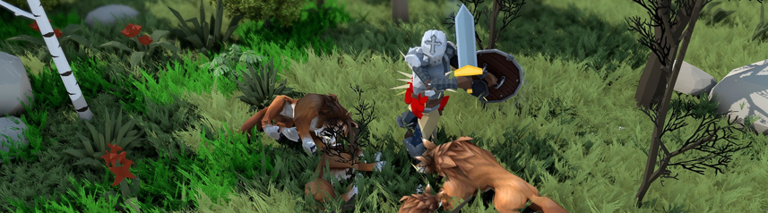 ethyrial echoes of yore old school hardcore mmorpg forest combat banner