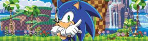 sega sonic the hedgehog level bg banner