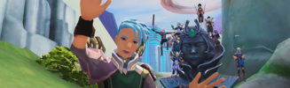 zenith vr mmorpg statue head group shot banner