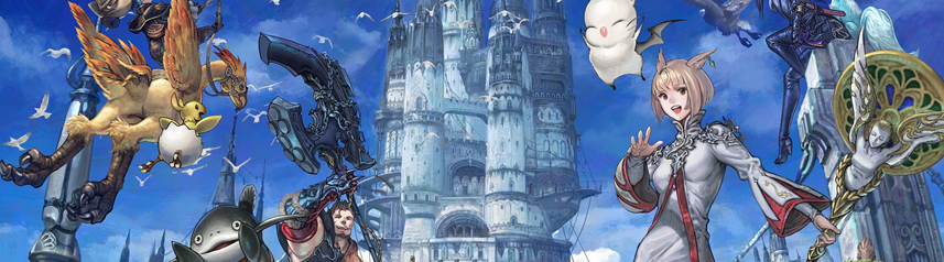 final fantasy xiv eorzea characters art banner