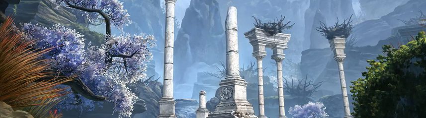 elder scrolls online ascending tide coral aerie dungeon art banner