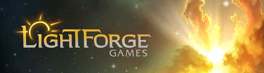 lightforge games logo key art banner