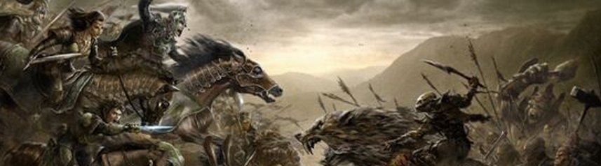 lord of the rings online mmorpg riders of rohan key art banner