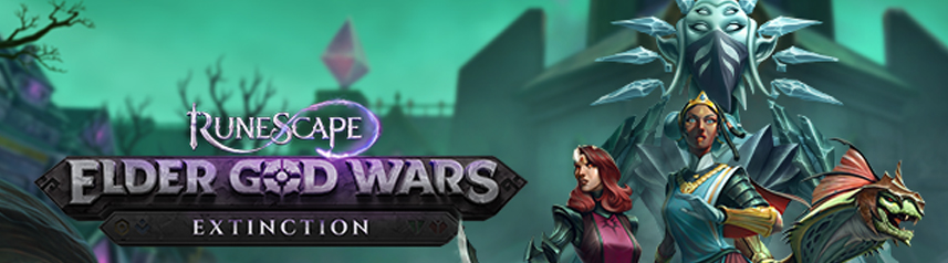 runescape elder god wars extinction key art banner