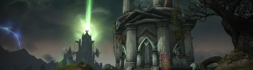 world of warcraft legion fantasy mmorpg mage tower banner