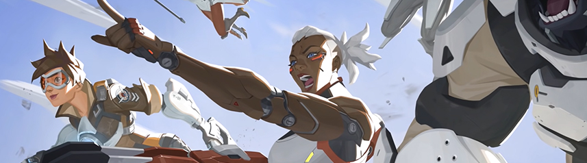 overwatch 2 moba shooter sojourn animated banner