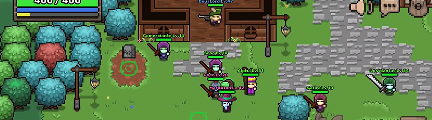 Pixil Online is a free-to-play pixel graphics open world MMORPG for Android  devices