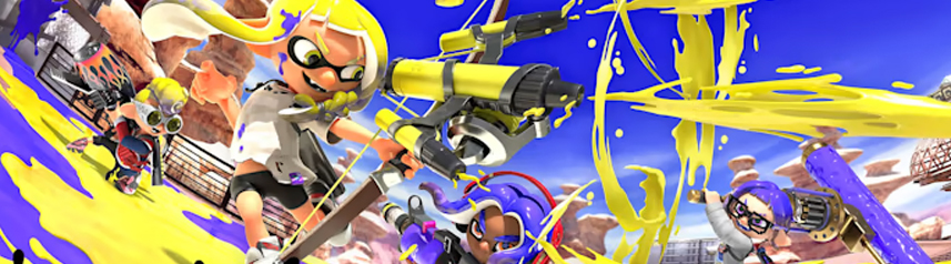 splatoon 3 multiplayer key art banner