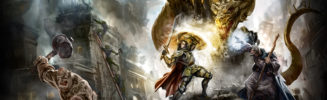 ultima online mmorpg dragons battle art banner