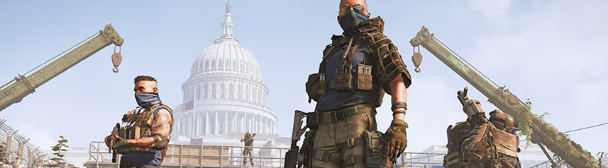 the division 2 mmo shooter hidden alliance true sons banner