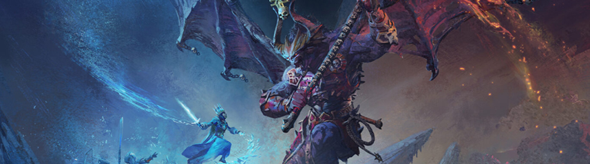 total war warhammer 3 multiplayer rts demon banner