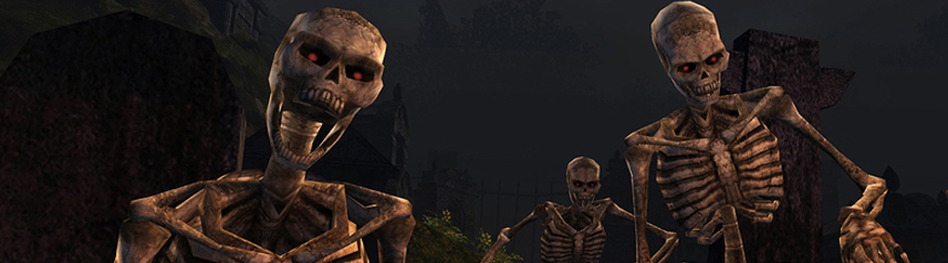 dungeons and dragons online fantasy mmorpg night revels skeletons