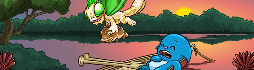 neopets animal de compagnie virtuel chaloupe dormir