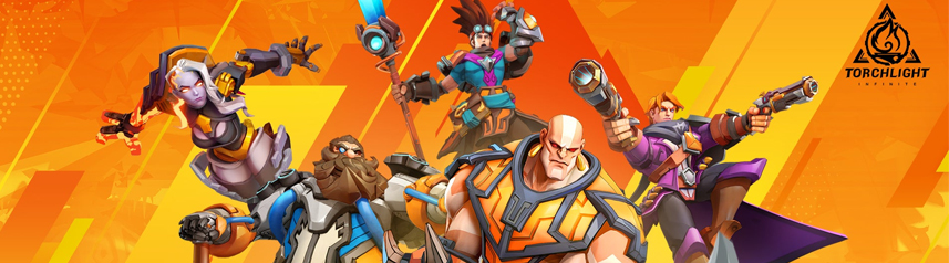 torchlight infinite mobile arpg characters key art