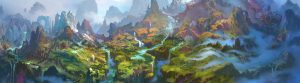 world of warcraft dragonflight fantasy mmorpg dragon isles concept art