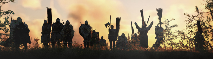 mortal online 2 sandbox mmorpg knight silhouettes