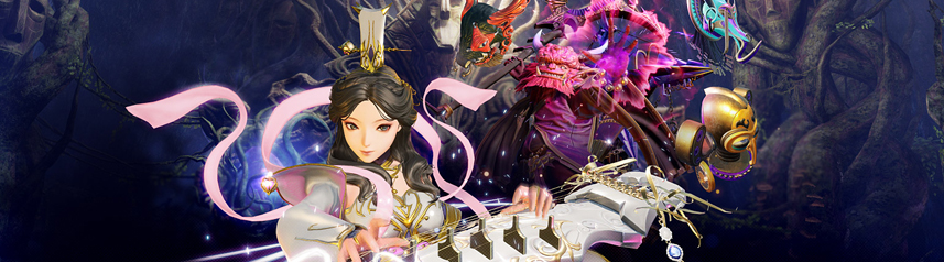 blade and soul symphony of destruction anime key art