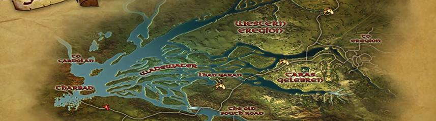 lord of the rings online mmorpg cardolan map