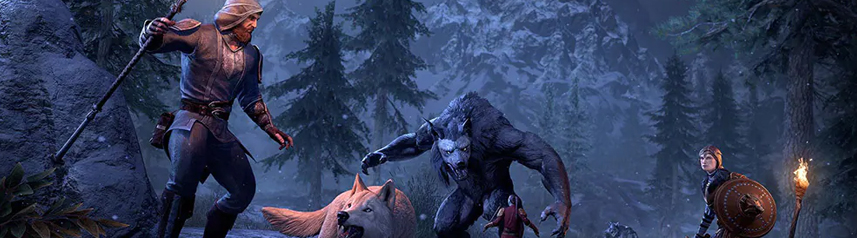 elder scrolls online mmorpg dark heart of skyrim werewolf
