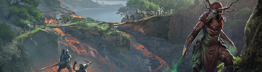 elder scrolls online mmorpg firesong launch art