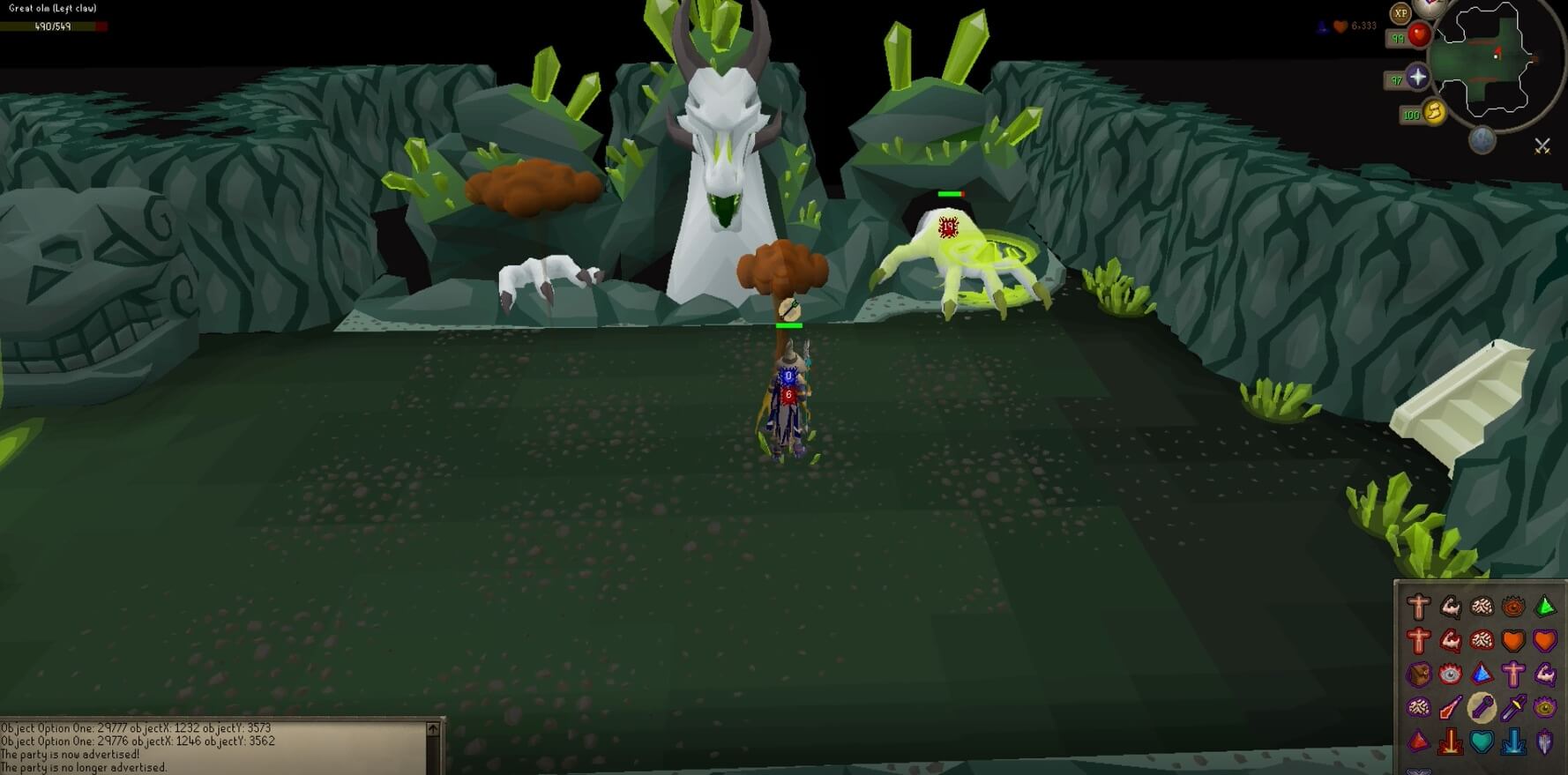 Great Olm OSRS Fight