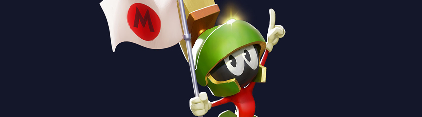 multiversus multiplayer brawler marvin the martian character art