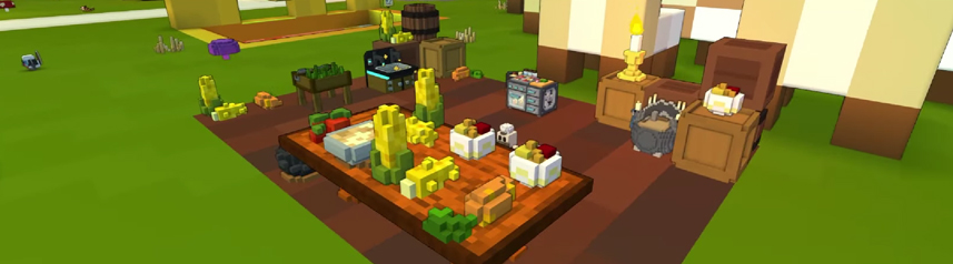 trove voxel sandbox mmorpg friendsgiving event table