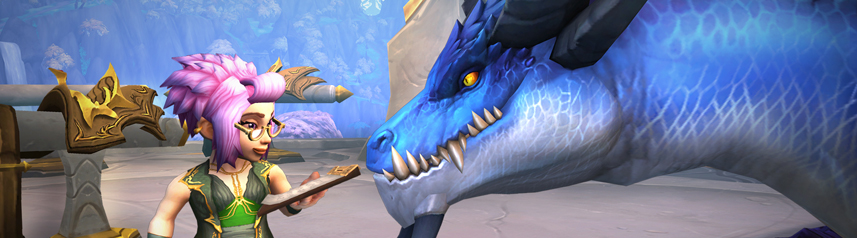 world of warcraft dragonflight blue dragon