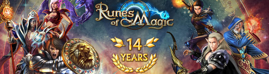 runes of magic 14th anniversary cover art